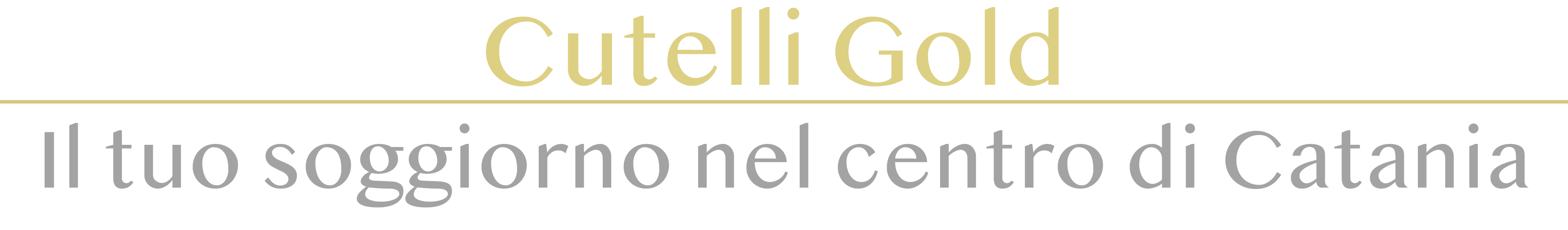 logo cutelli gold